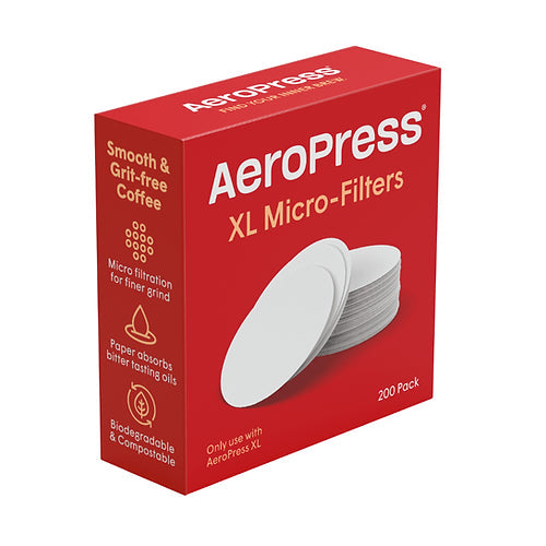 AeroPress XL Genuine Replacement Filters 200 pack — biodegradable micro-filters