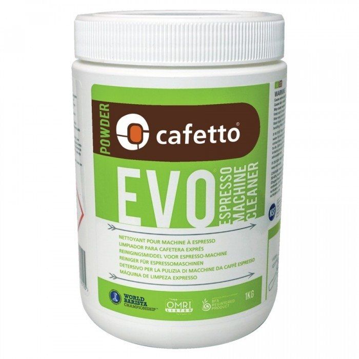 Cafetto Evo Espresso Machine Cleaner 1kg — OMRI certified organic, backflush cleaner