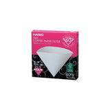 Hario V60 Paper Filter 02 — 40 pack, white oxygen bleached, suits V60 02 drippers