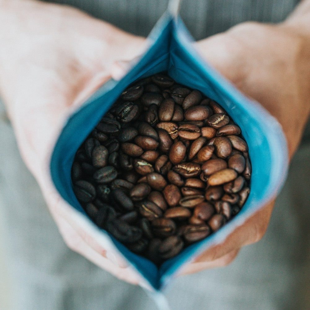 Almond Blossom 250g coffee bag — medium roast espresso blend by Chambers Fine Coffee