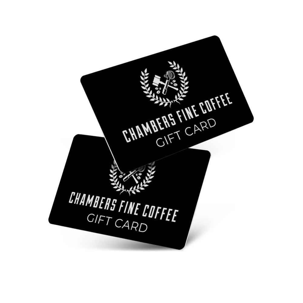 Chambers Fine Coffee online gift card — redeemable online only at chamberscoffee.au