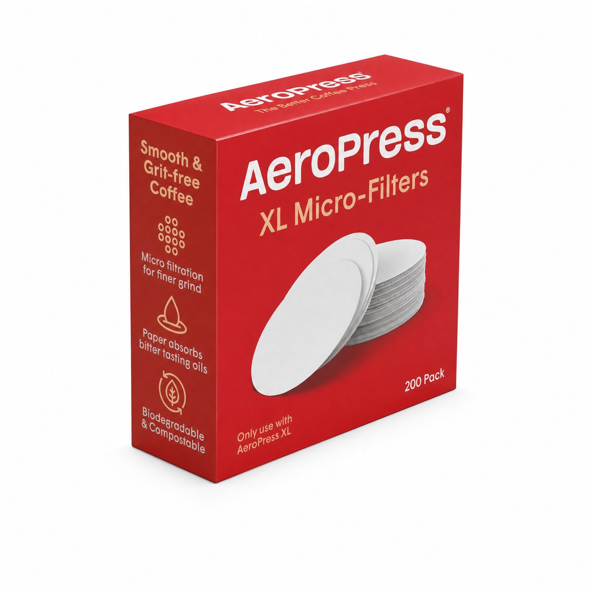 AeroPress XL Genuine Replacement Filters — 200 Pack