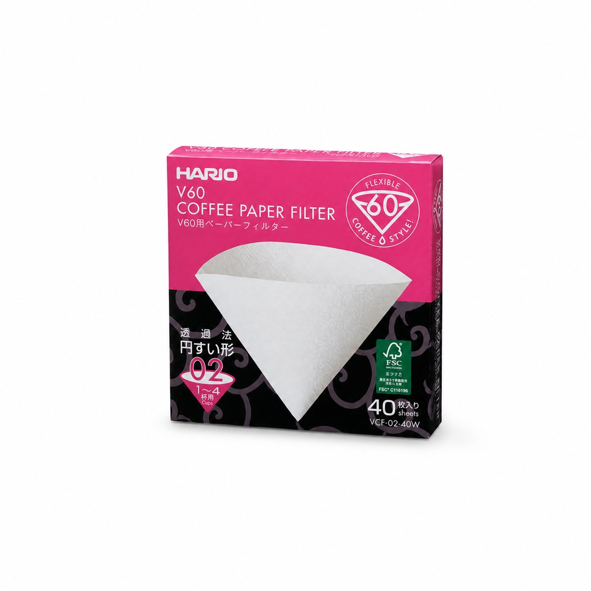 Hario V60 Paper Filter 02 — 40 Pack